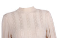 Load image into Gallery viewer, Cindy Sweater dress apricot  mock neck details
