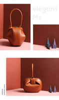 Load image into Gallery viewer, Claire Leather Dumplings Handbag
