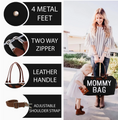 Load image into Gallery viewer, CHQEL Mommy Bag Tote with 2 Organizers, Multifunctional
