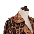 Load image into Gallery viewer, Elextra British-Style Leopard Trench Coat
