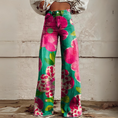 Load image into Gallery viewer, Hendrix Printed Wide Leg Flared Pants Flower Fusion
