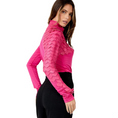 Load image into Gallery viewer, Irana Faux Leather Scales Turtleneck Top
