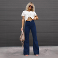 Load image into Gallery viewer, Ivanessa Corduroy High Waisted Bell Bottom Pants
