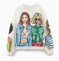 Load image into Gallery viewer, Kathy Cruz Graphic Fleece Sweatshirt for Women
