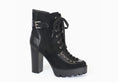 Load image into Gallery viewer, Kenzo Two Tone Lace-Up Hiking Booties Black
