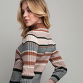 Load image into Gallery viewer, Kristy Ribbed Multicolor Block Midi Sweater Dress
