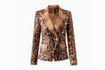 Load image into Gallery viewer, Leona Leopard Double-Breasted Blazer
