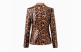 Load image into Gallery viewer, Leona Leopard Double-Breasted Blazer
