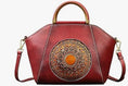 Load image into Gallery viewer, Luana Women's Embossed Leather Tote with One-shoulder Diagonal Straps
