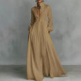 Load image into Gallery viewer, Lumière Solenne Airy Maxi Dress – Lightweight Long Sleeve Flowy Spring & Summer Dress for Women
