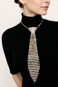 Load image into Gallery viewer, Lumière Dynasty Crystal Necktie – Luxury Rhinestone Statement Necklace
