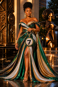 Load image into Gallery viewer, Lumière No. 7 Crystal Sphere Clutch – Emerald Champagne Edition
