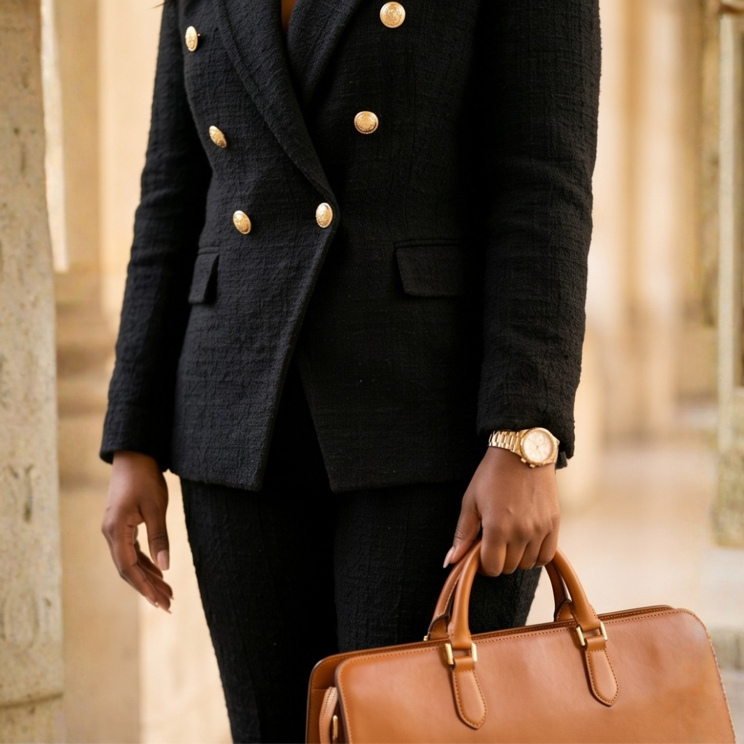 Maison Virelle Échelon Sculpted Blazer