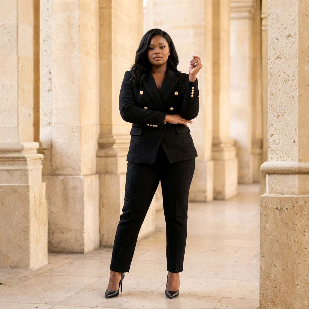 Maison Virelle Échelon Sculpted Blazer