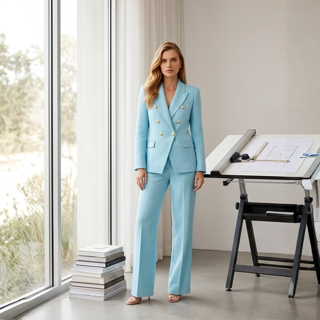 Maison Virelle Échelon Sculpted Blazer