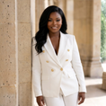 Load image into Gallery viewer, Maison Virelle Échelon Sculpted Blazer
