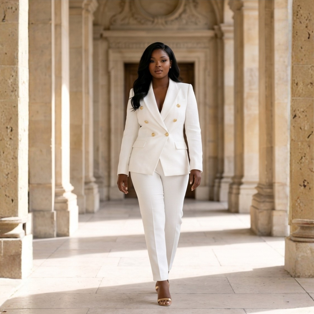 Maison Virelle Échelon Sculpted Blazer