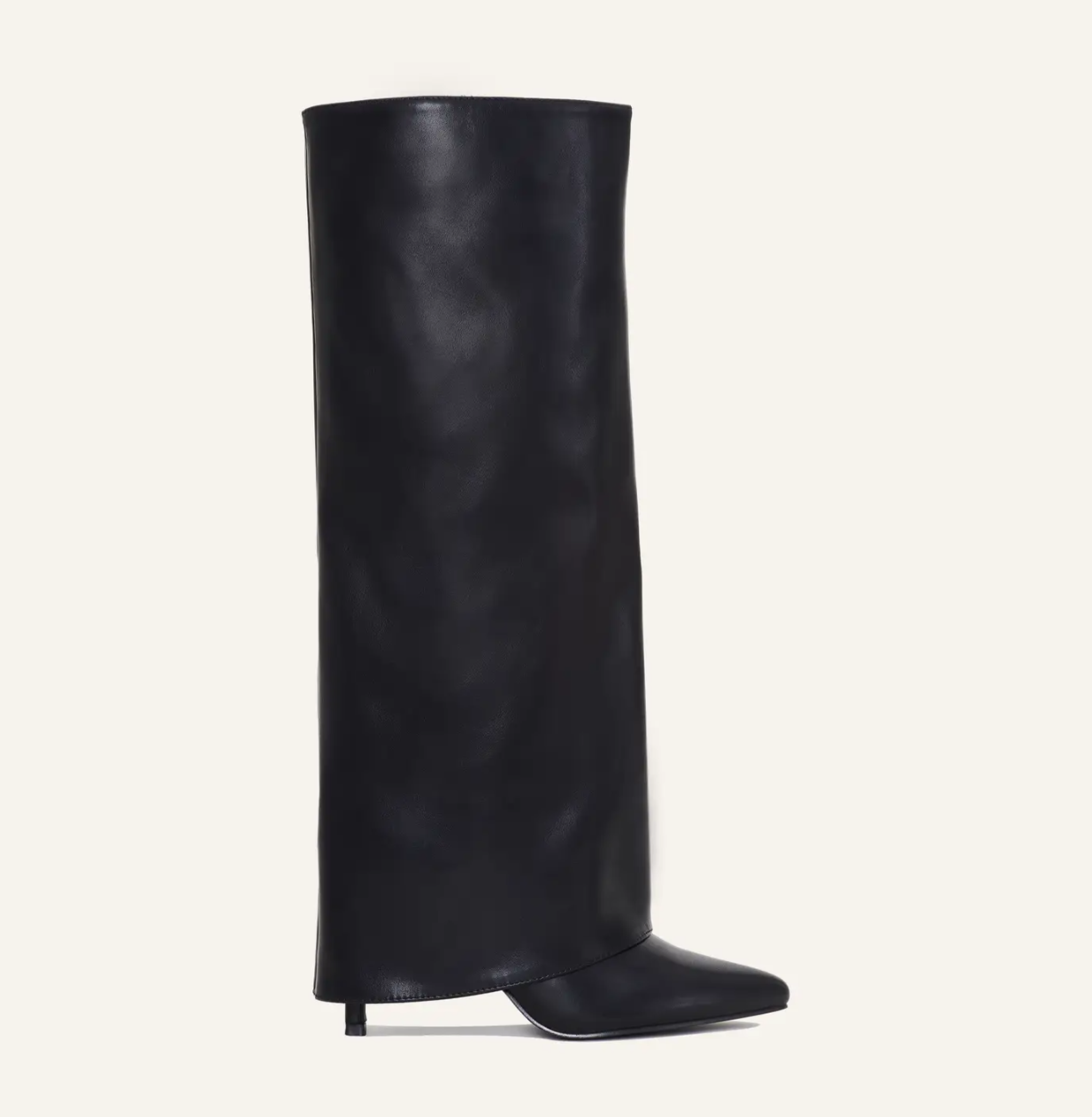 Millilagra Minimalist Faux Leather High Boots