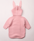 Load image into Gallery viewer, Morgan Bunny Ears Knit Blanket Sleeper features cute bunny ears and a hood, adding a touch of charm and playfulness to your child's sleep routine. Made from soft acrylic fibers, this sleeping bag is gentle on your child's skin and provides warmth and comfort throughout the night.
