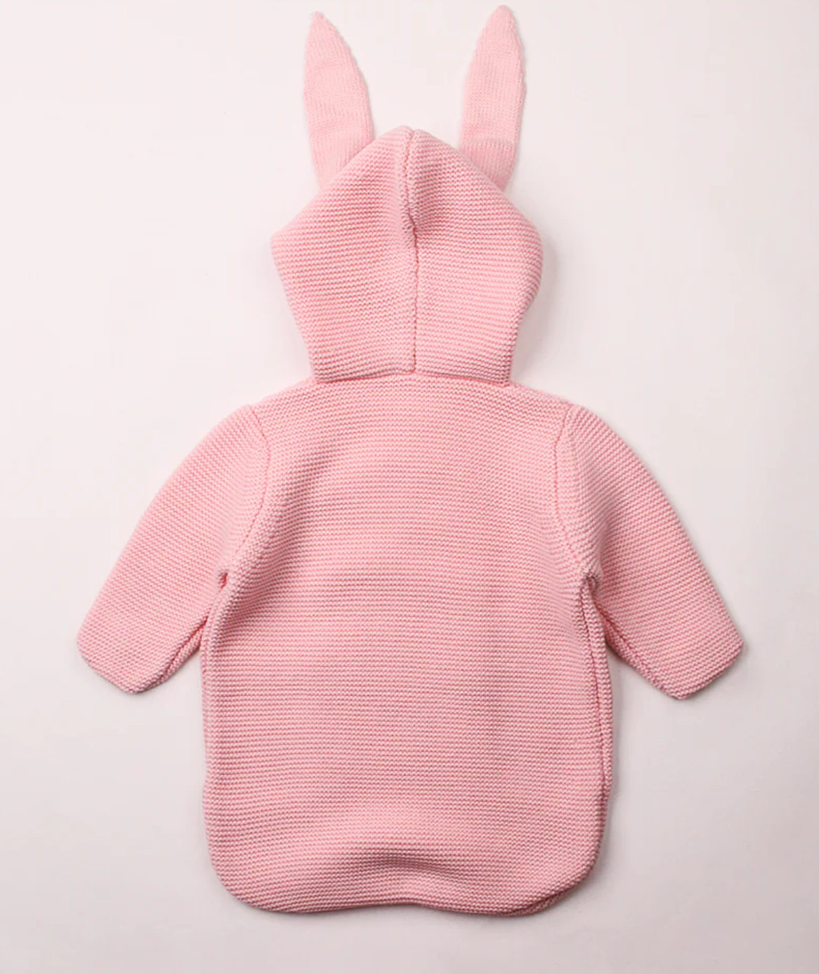 Morgan Bunny Ears Knit Blanket Sleeper features cute bunny ears and a hood, adding a touch of charm and playfulness to your child's sleep routine. Made from soft acrylic fibers, this sleeping bag is gentle on your child's skin and provides warmth and comfort throughout the night.