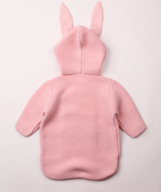 Morgan Bunny Ears Knit Blanket Sleeper features cute bunny ears and a hood, adding a touch of charm and playfulness to your child's sleep routine. Made from soft acrylic fibers, this sleeping bag is gentle on your child's skin and provides warmth and comfort throughout the night.