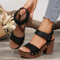 Load image into Gallery viewer, Sarah Chunky Block Heel Ankle Strap Platform Sandals
