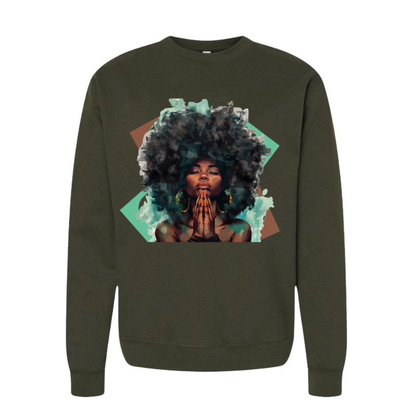 Othella Praying Woman Fall Sweatshirt