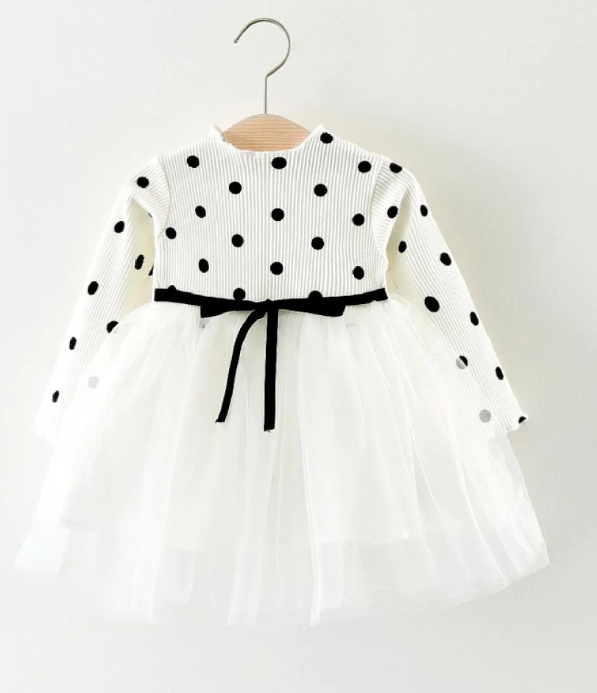 Paris Polka Dot Tulle Dress 1 Stunning Dress – perfect for twirling and enchanting everyone around.