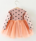 Load image into Gallery viewer, Paris Polka Dot Tulle Dress 1 Stunning Dress – perfect for twirling and enchanting everyone around.
