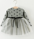 Load image into Gallery viewer, Paris Polka Dot Tulle Dress 1 Stunning Dress – perfect for twirling and enchanting everyone around.
