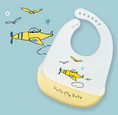 Load image into Gallery viewer, Parker Silicon Waterproof Bib airplane
