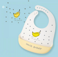 Load image into Gallery viewer, Parker Silicon Waterproof Bib banana
