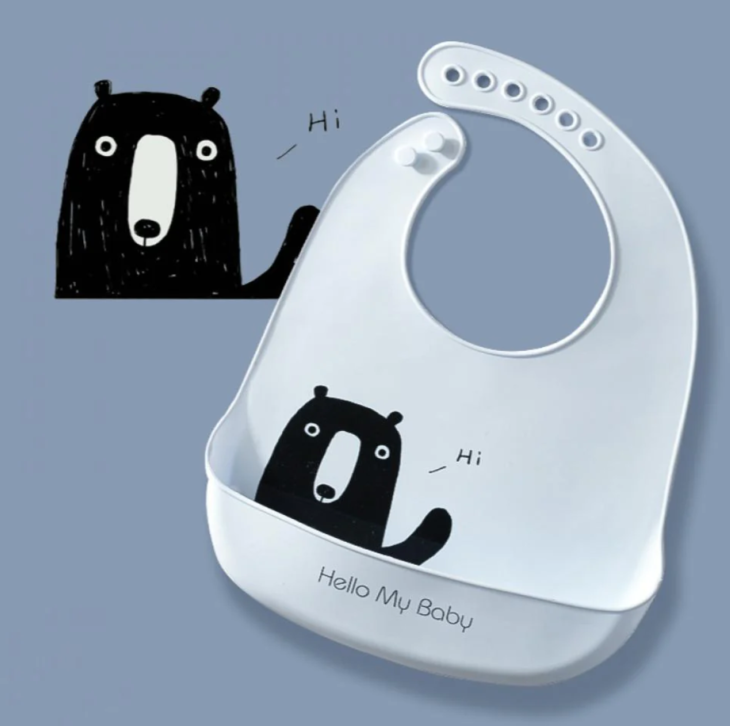 Parker Silicon Waterproof Bib Hi bear