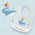 Load image into Gallery viewer, Parker Silicon Waterproof Bib Whale
