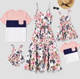 Load image into Gallery viewer, Alessia Pink Hibiscus Tropical Toddler's Dress
