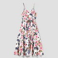 Load image into Gallery viewer, Alessandra Pink Hibiscus Tropical Woman's Dress
