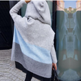 Load image into Gallery viewer, Ravynna Color Block Hooded Cardigan Knit Sweater
