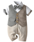 Load image into Gallery viewer, Remington Houndstooth Baby Boy Suit
