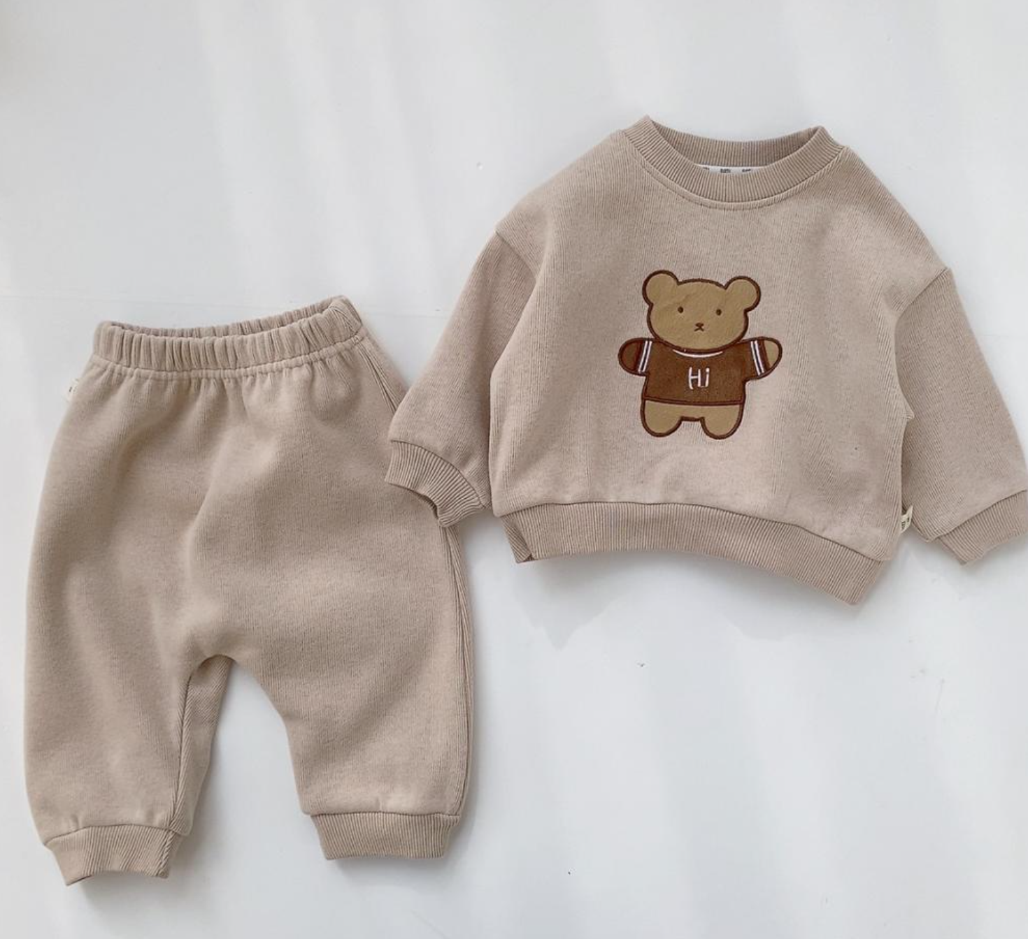 Ryan Hi Bear Embroidered Sweatsuit