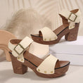 Load image into Gallery viewer, Sarah Chunky Block Heel Ankle Strap Platform Sandals
