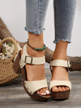 Load image into Gallery viewer, Sarah Chunky Block Heel Ankle Strap Platform Sandals
