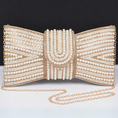 Load image into Gallery viewer, Vocelle Rhinestone and Pearl Bridal Clutch
