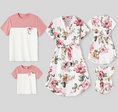 Load image into Gallery viewer, Calista White Pink Floral Woman's Dress
