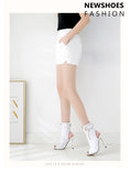 Load image into Gallery viewer, Women's boots fall white styled
