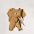 Load image into Gallery viewer, Kyle Unisex Spring Baby 2 Piece Sweatsuit Set. This dynamic duo features an adorable long-sleeved sweatshirt paired with cozy pants, giving your little one an instant dose of charm.
