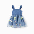 Load image into Gallery viewer, Family Matching Henley Neck Tee, Embroidered Strap Dress
