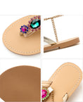 Load image into Gallery viewer, Araya Rhinestone Arabic Flats
