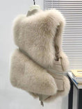 Load image into Gallery viewer, Lyxira Women's Fashion Faux Fur Vest Coat
