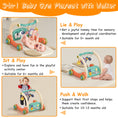 Load image into Gallery viewer, 3 in 1 Baby Gym Playmat Learning Walker
