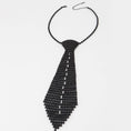 Load image into Gallery viewer, Bejeweled Necktie Statement Necklace
